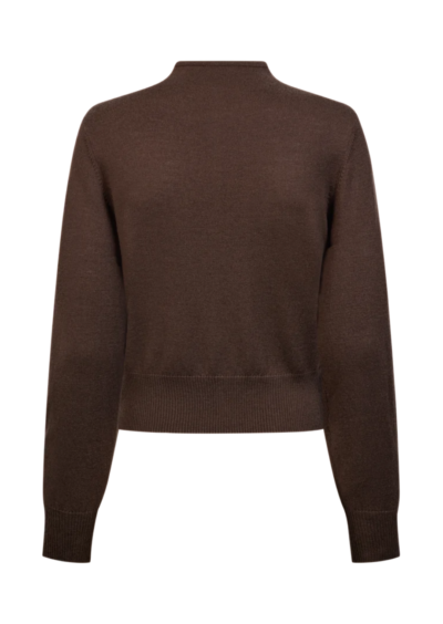 Feiner Wollpullover "Kenna" - Braun – Bild 2
