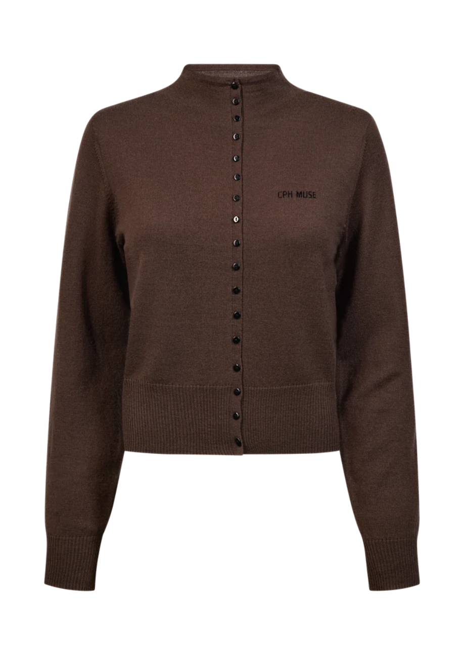 39340_2129 Feiner Wollpullover "Kenna" - Braun – Bild 1