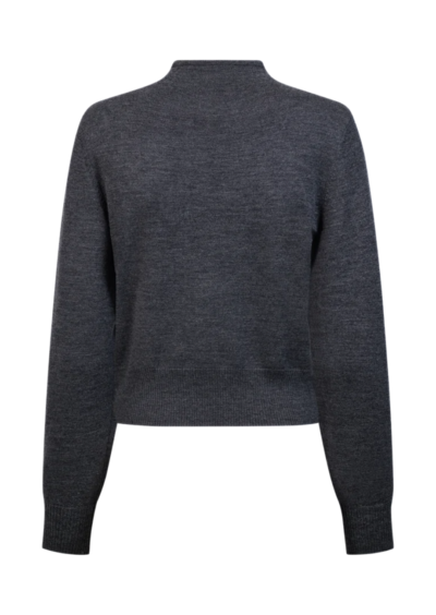 Feiner Wollpullover "Kenna" - Grau – Bild 3