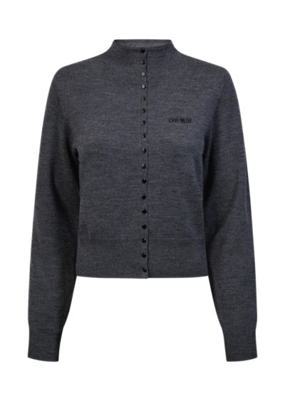 Feiner Wollpullover "Kenna" - Grau – Bild 2