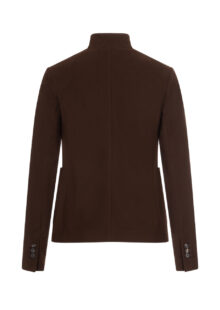 Blazer aus Baumwolle – Kaffeebraun – Bild 2