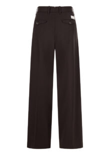 Weite Hose „Fiamma“ – Dunkelbraun – Bild 2