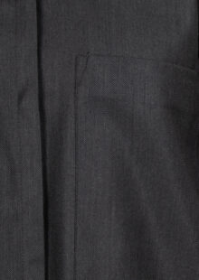 Bluse "Handly" aus Wolle und Seide – Dunkelgrau – Bild 3
