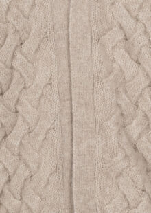 Strickjacke aus Kaschmir und Baumwolle - Grau – Bild 3