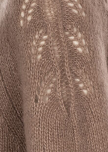Pullover "Seraph" aus Kaschmir und Seide - Taupe – Bild 3