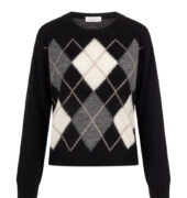 roberto-collina-pullover-schwarz-multi