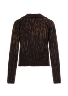 Gemusterter Polo-Pullover - Braun/Multi – Bild 2