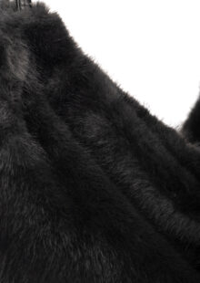Fake-Fur Tasche "Alexi" - Anthrazit – Bild 4