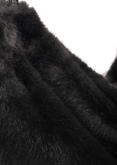 Fake-Fur Tasche "Alexi" - Anthrazit – Bild 4