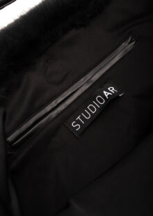 Fake-Fur Tasche "Alexi" - Anthrazit – Bild 3
