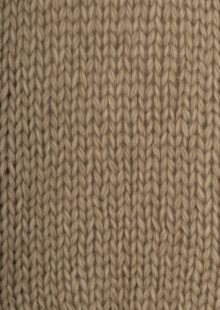 Grobstrickjacke aus einer Alpakamischung – Olive – Bild 3