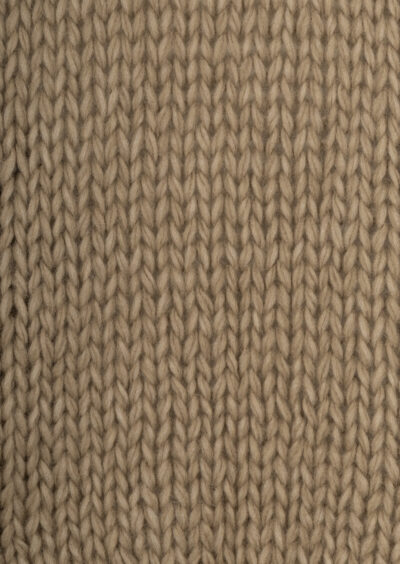 Grobstrickjacke aus einer Alpakamischung – Olive – Bild 3
