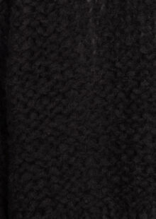 Grobstrickjacke aus einer Alpakamischung – Schwarz – Bild 3