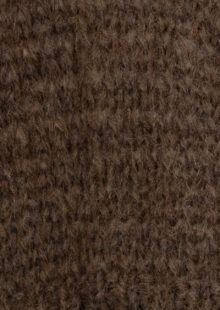 Grobstrickjacke aus einer Mohairmischung – Braun – Bild 3
