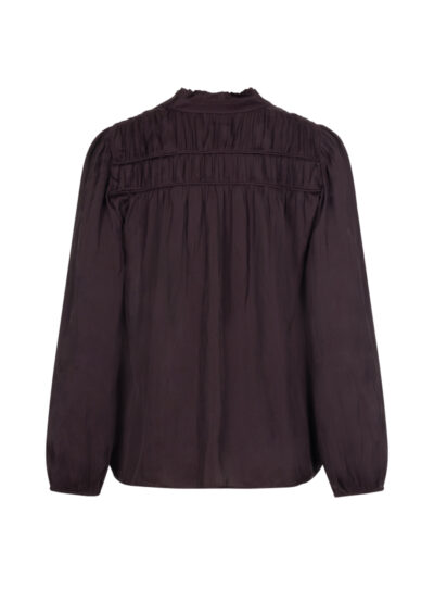 Bluse „Cessia“ – Aubergine – Bild 2