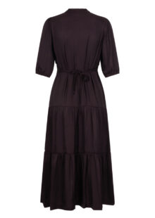 Langes Kleid „Cleli“ – Aubergine – Bild 2
