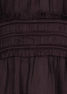 Kleid „Cyrilia“ – Aubergine – Bild 3