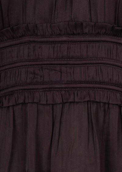 Kleid „Cyrilia“ – Aubergine – Bild 3