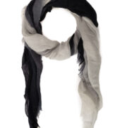 Souffle Semi Felted Degradee Schal - Grey