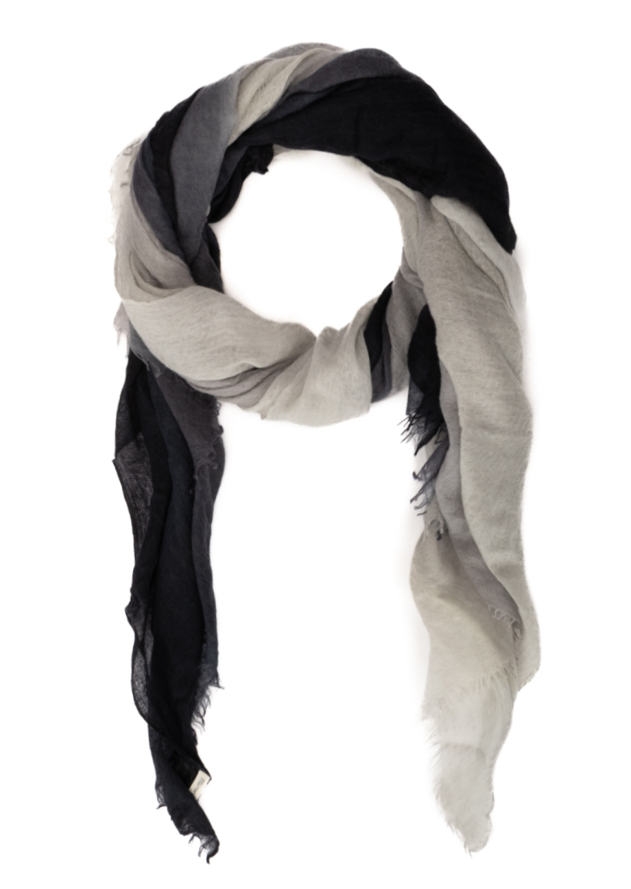 39662_5030-1 Souffle Semi Felted Degradee Schal - Grey – Bild 1