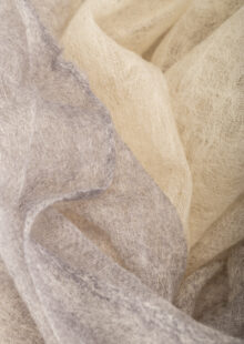 Dip-Dye Kaschmirschal - Grau – Bild 2