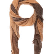 Dip-Dye Kaschmirschal - Apricot
