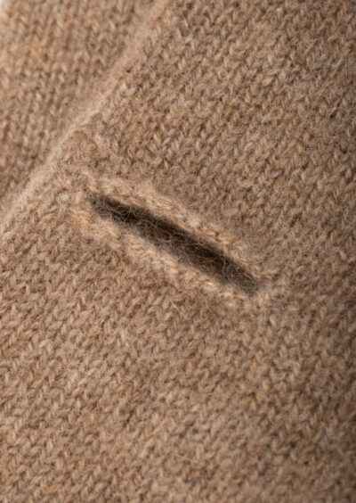 Fingerlose Handschuhe aus Kaschmir - Beige – Bild 2