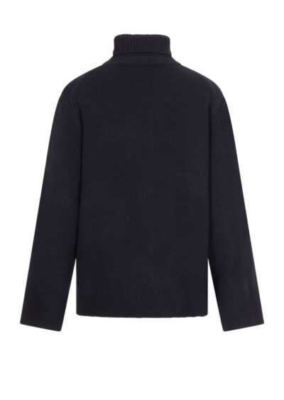 Pullover "Alpha" aus Wolle - Dunkelblau – Bild 2