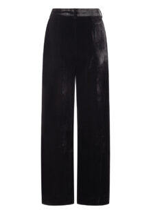 Samthose "Velvetta" - Schwarz – Bild 2