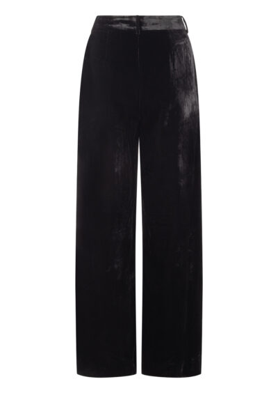 Samthose "Velvetta" - Schwarz – Bild 2