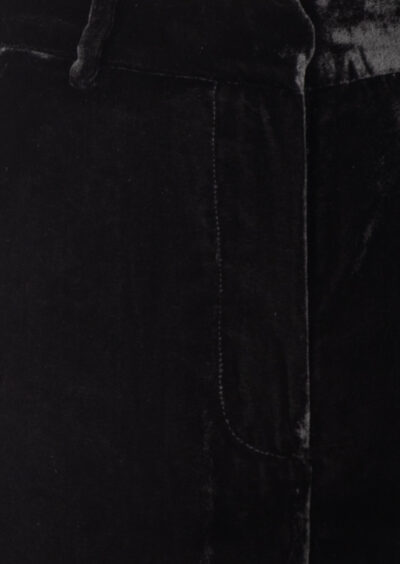 Samthose "Velvetta" - Schwarz – Bild 3