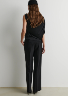 Drape-Top "Voco" - Schwarz – Bild 3