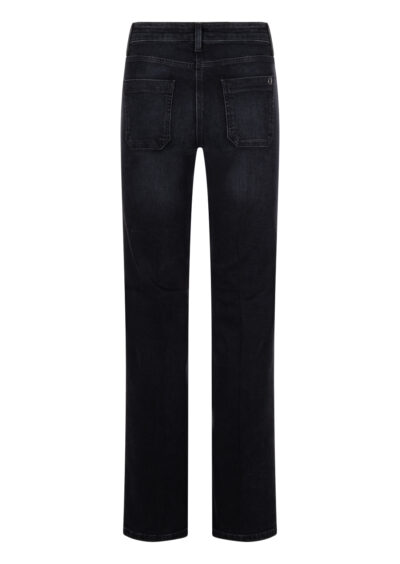 Flared-Jeans „Tess“ – Dunkelgrau – Bild 2