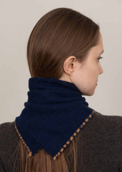 Kaschmir-Halstuch - Navy – Bild 3