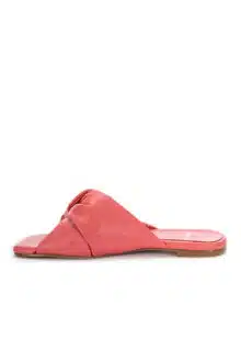 Pantoletten aus Leder in Hibiskus – Bild 3