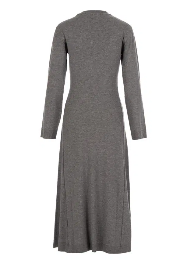 Maxikleid Floor Grau
