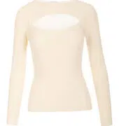 Alllude, Longsleeve aus softer Schurwolle