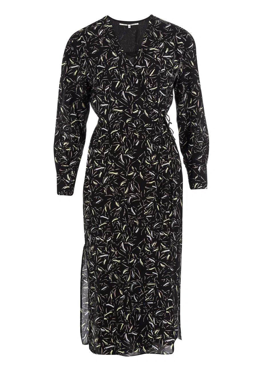 36370_8001-1 Kleid Wickelkleid aus Viskose mit Print – Bild 1