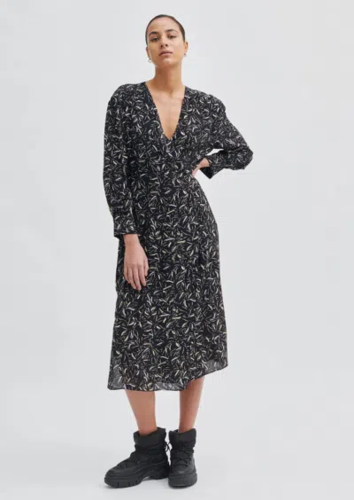 Wickelkleid aus Viskose mit Print – Bild 4