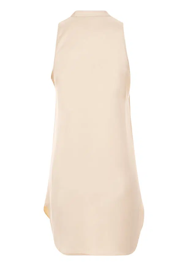 Satinbluse Ecru