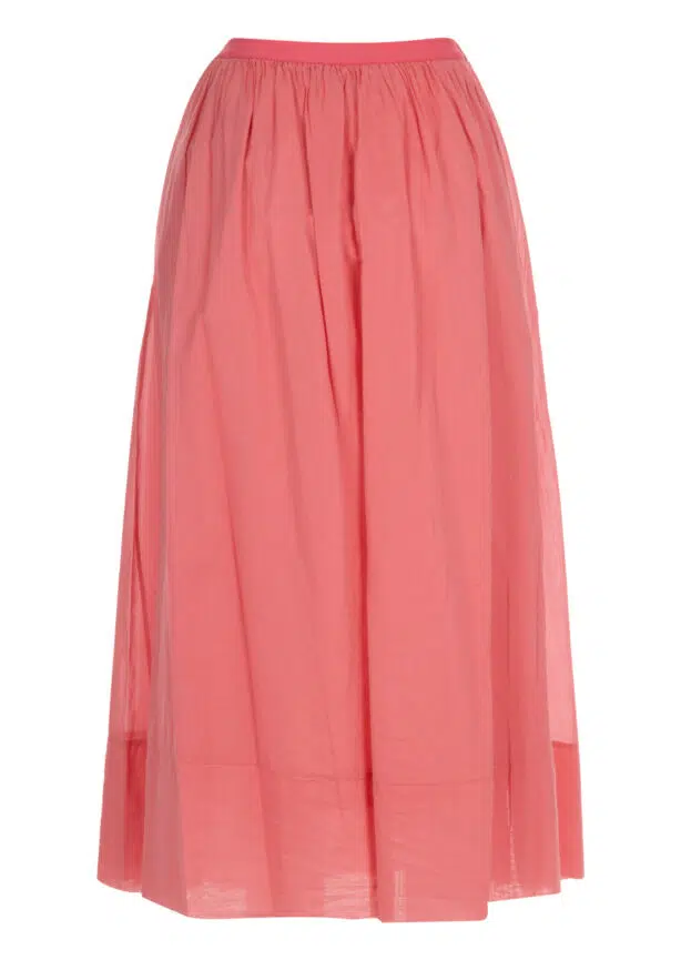 Floor-Langer Baumwoll-Rock-Pink