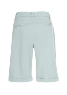 Bermuda-Shorts Mintblau – Bild 2