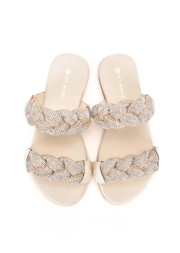 Hey Marly_Wechsel-Patches_Braided Glitter_Creme