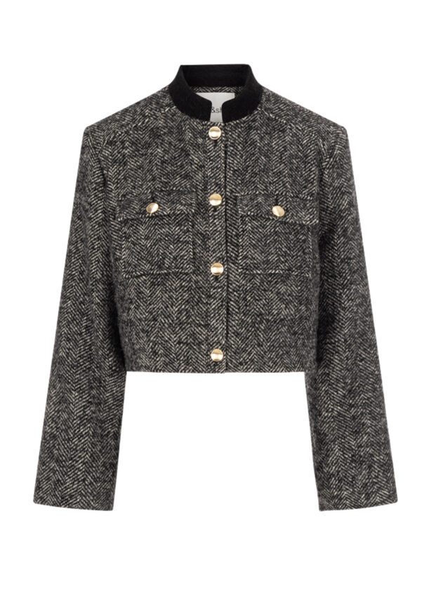 ba&sh-jacke-grau-meliert