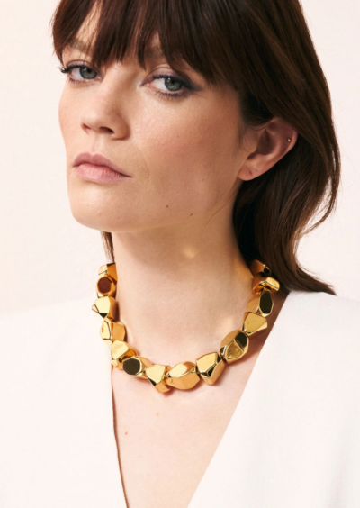 Halskette „Stone Shaped“ – Gold – Bild 3