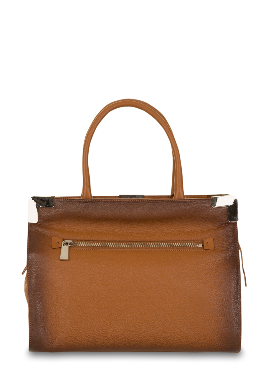 product_2_4_24578_l37_4 Handtasche aus Leder in Mittelbraun – Bild 1