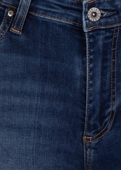 Cropped Bootcut Jeans "Jodi Crop" - Dunkelblau – Bild 3