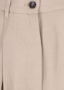 Shorts aus Viskose-Leinen - Beige – Bild 3