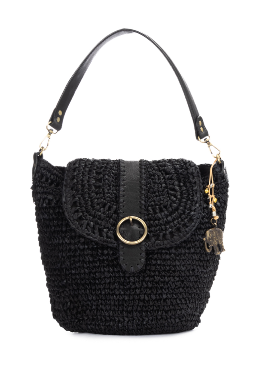 38085_100-1-Anokhi-Raffiabast-Tasche-Schwarz Anokhi-Raffiabast-Tasche-Schwarz